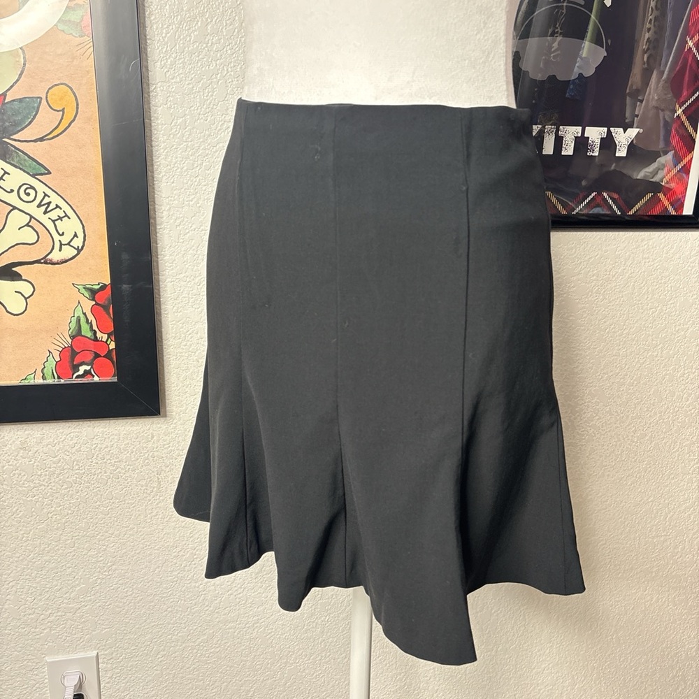 Black Express Pleated Skirt